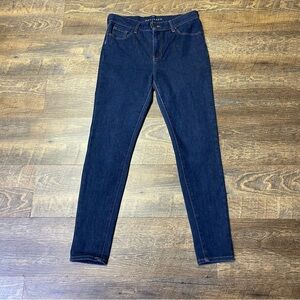 Mott & Bow Jeans Women 27 Blue High Rise Skinny Stretch Dark Wash Denim